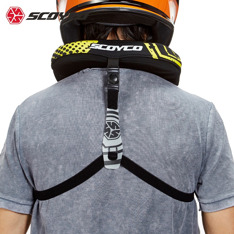 Quality Cycling Gear - 高品質 SCOYCO N02B ネックプロテクター男性女性オートバイサイクリングレーシング保護具長距離モトクロスネックガード