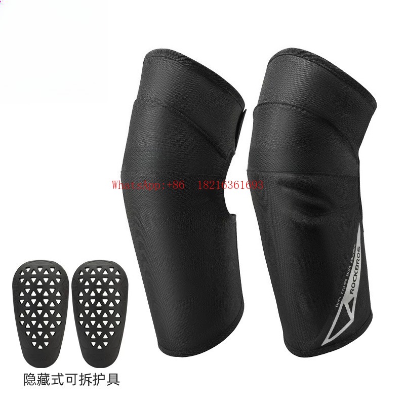Gear In Cycling - 秋と冬のオートバイ用膝パッド、防風・落下防止サイクリングレッグパッド、ユニセックスナイトサーマルプロテクティブギア