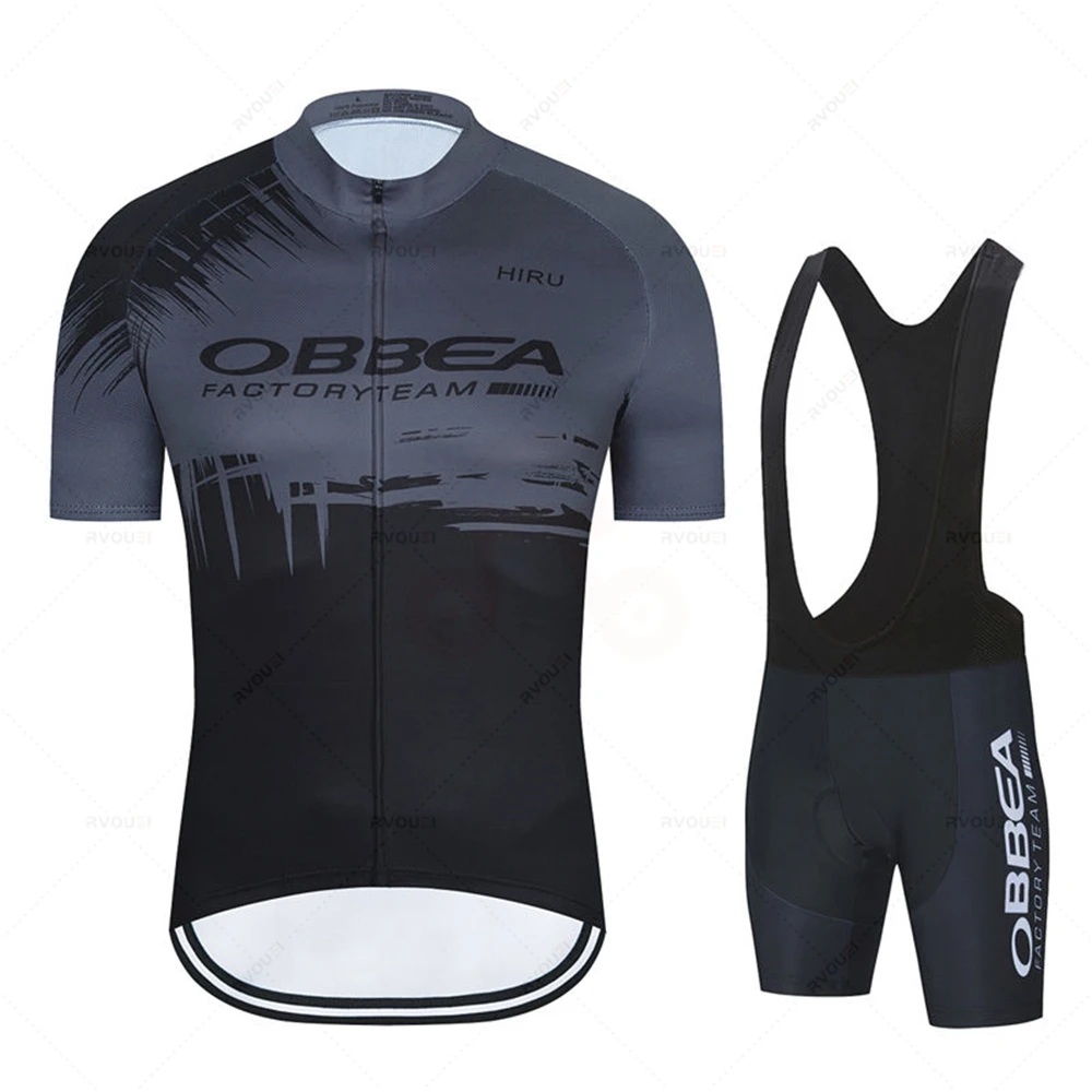 Cycling Bib Shorts - Hiru-通気性のあるサイクリングジャージセット,マウンテンバイクウェア,ビブパンツ,レーススポーツウェア,夏,2022