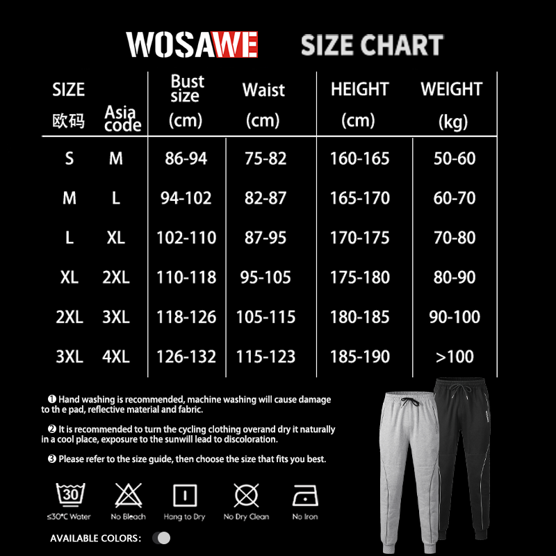 WOSAWE 冬用バイクパンツ メンズ サーマルフリース 膝 - Cycling Gear Pants のレビューと価格