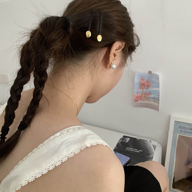 繊細なパールとゴールデンバックルのヘアクリップ,バーの形,女 - Head Racket Boom のレビューと価格