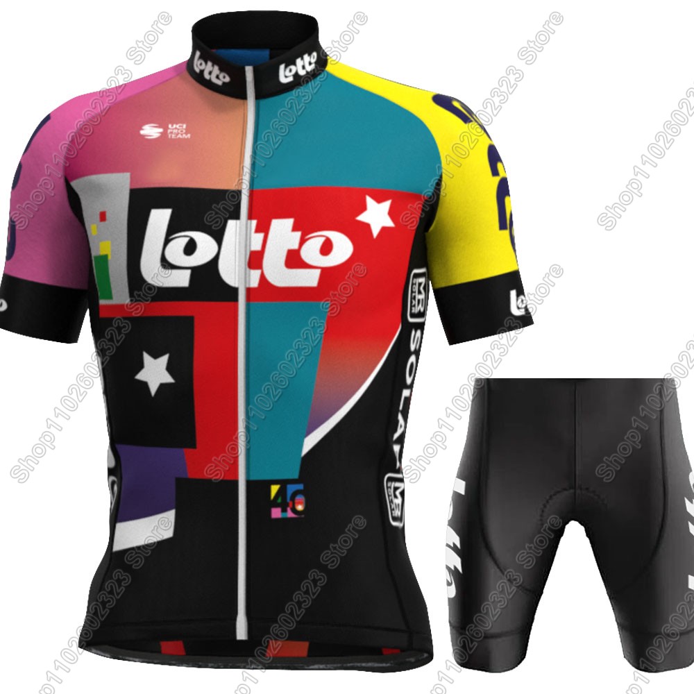 ロトチーム2025サイクリングジャージセット サマーベルギー - Cycling Gear Outfit のレビューと価格
