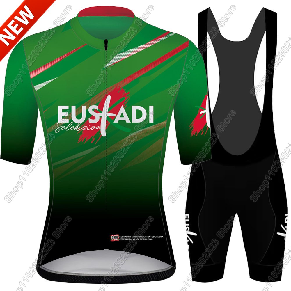 Euskadi チームサイクリングジャージ 2026 セット - Cycling Bib Shorts のレビューと価格
