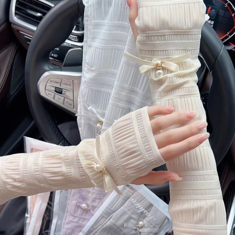 女性用アームウォーマー 夏用日焼け止めロングフィンガーレスグ - Cycling Glove のレビューと価格
