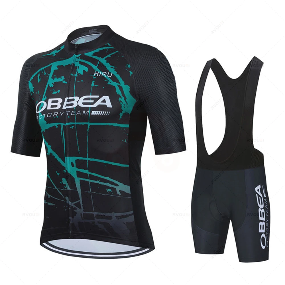 Hiru-通気性のあるサイクリングジャージセット,マウンテン - Cycling Bib Shorts のレビューと価格