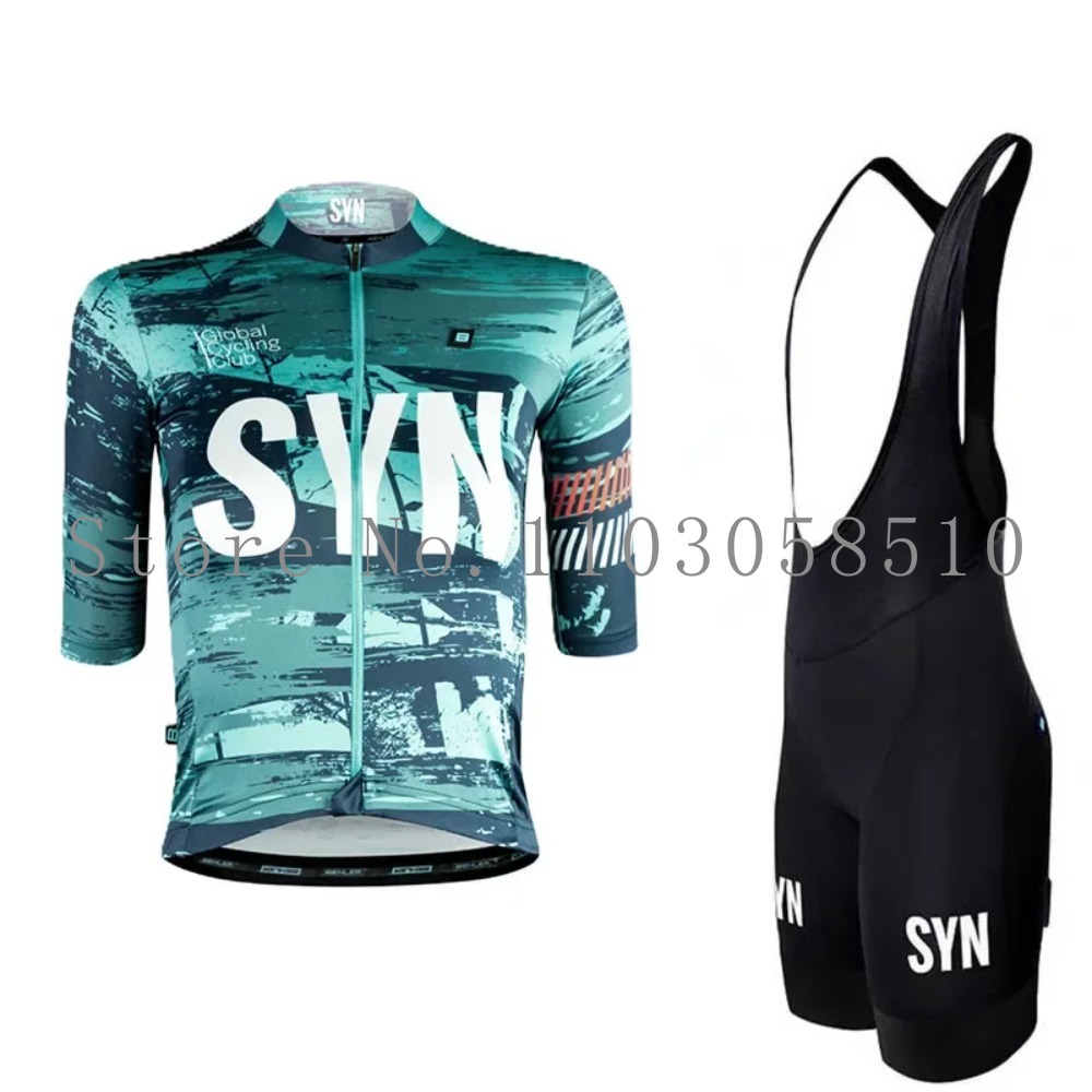 SYN ジャージ メンズ ビブスポンジクッション サイクリン - Cycling Gear Outfit のレビューと価格